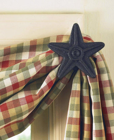Curtain Hooks - Cast Iron Black Star Park Designs - The Fox Decor